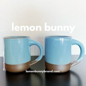 🧜‍♀️🩵 2 East Fork Big Mugs in Neptune Cerulean Blue Brand New NWT